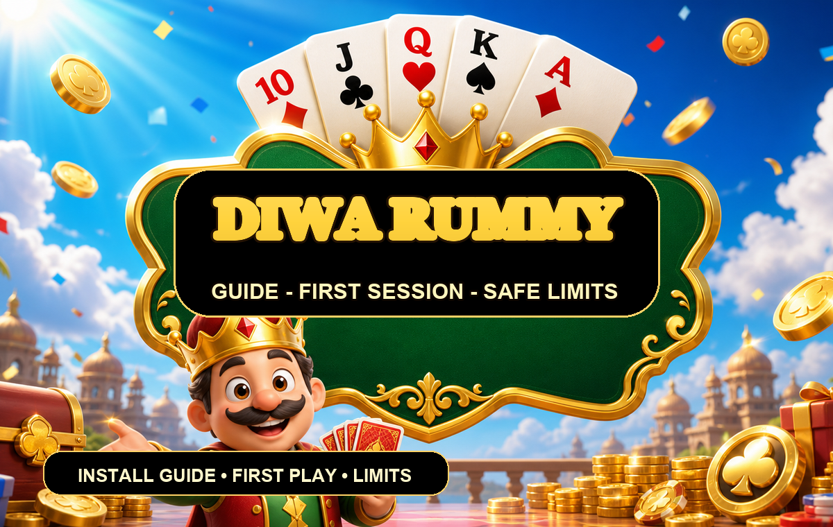Blue Diwa Game rummy guide poster